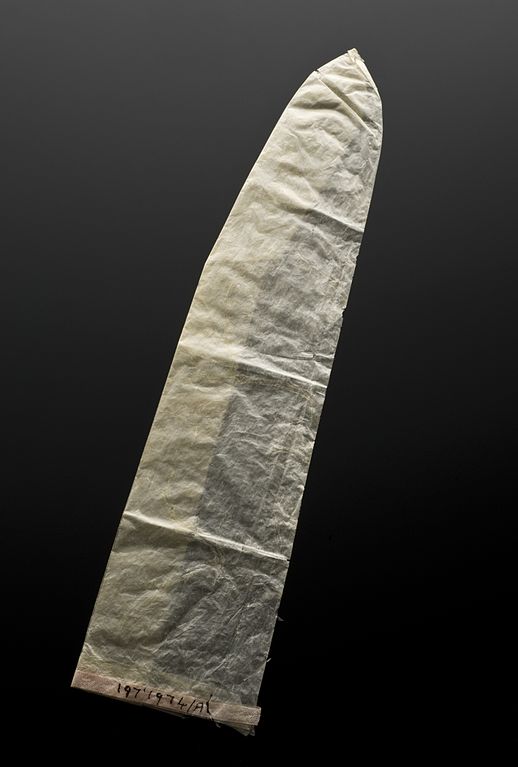 Kondom aus Darmhaut, 1901-1930 Condom,_England,_London,_Eng..